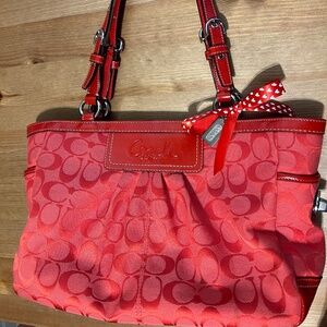 Coach valentine purse